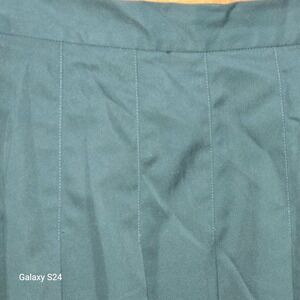 Boast USA Vintage Hunter Green Pleated Tennis Skirt with Built-in Shorts Size 18